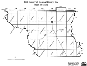 Soil Survey of Colusa Co., CA - Index to Maps