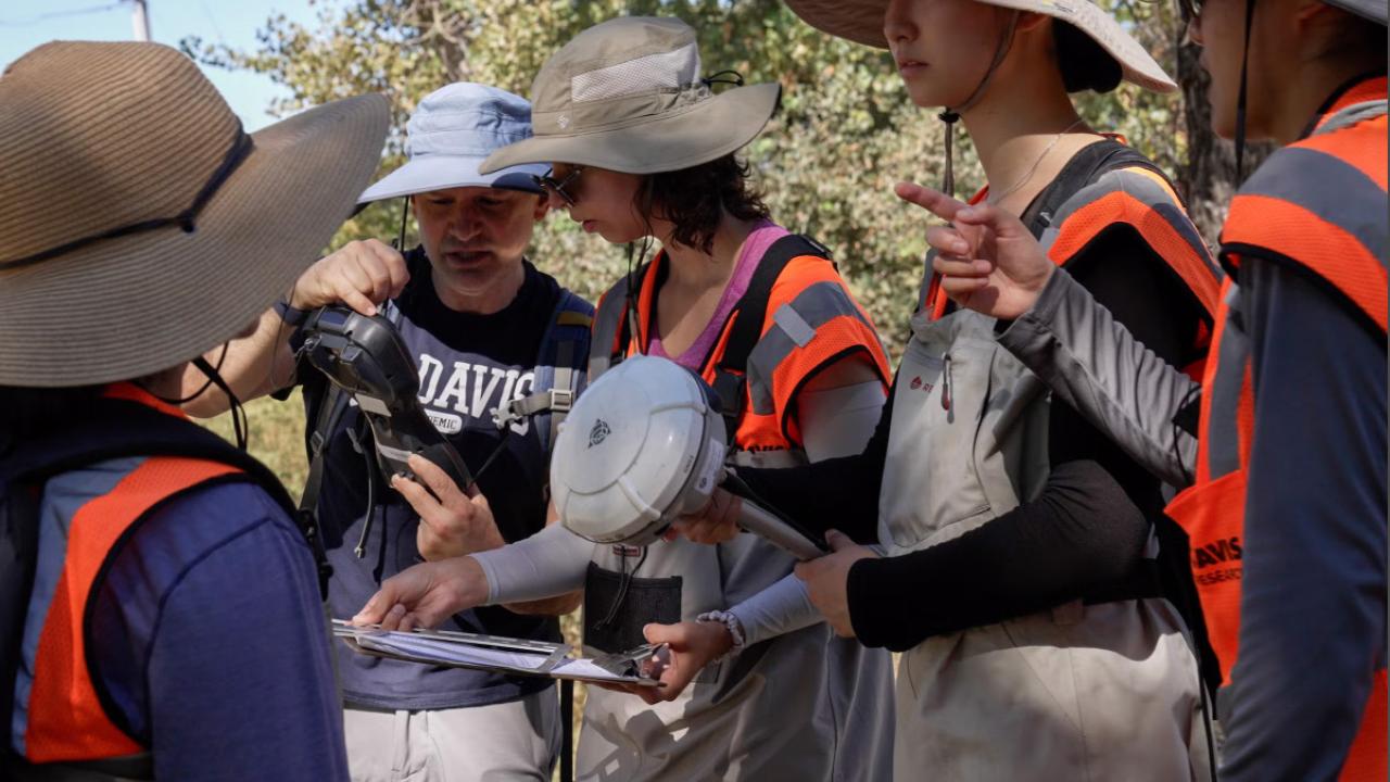 Gregory and students - climate action Fairfield